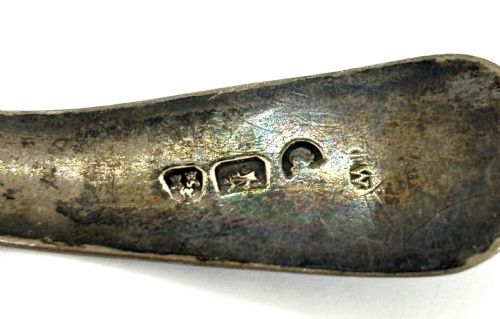 NEWCASTLE SILVER CADDY SPOON C1790 - ADDITIONAL PHOTO 4