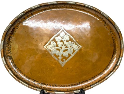 HUGH WALLIS ARTS CRAFTS COPPER TRAY