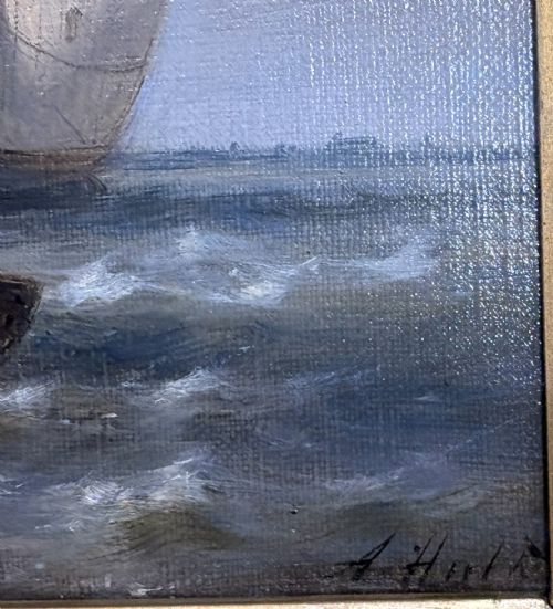 ABRAHAM HULK I 18131897 PAIR OF OIL ON CANVAS - ADDITIONAL PHOTO 6
