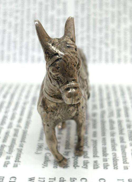 CHESTER SILVER EDWARDIAN DONKEY - ADDITIONAL PHOTO 2