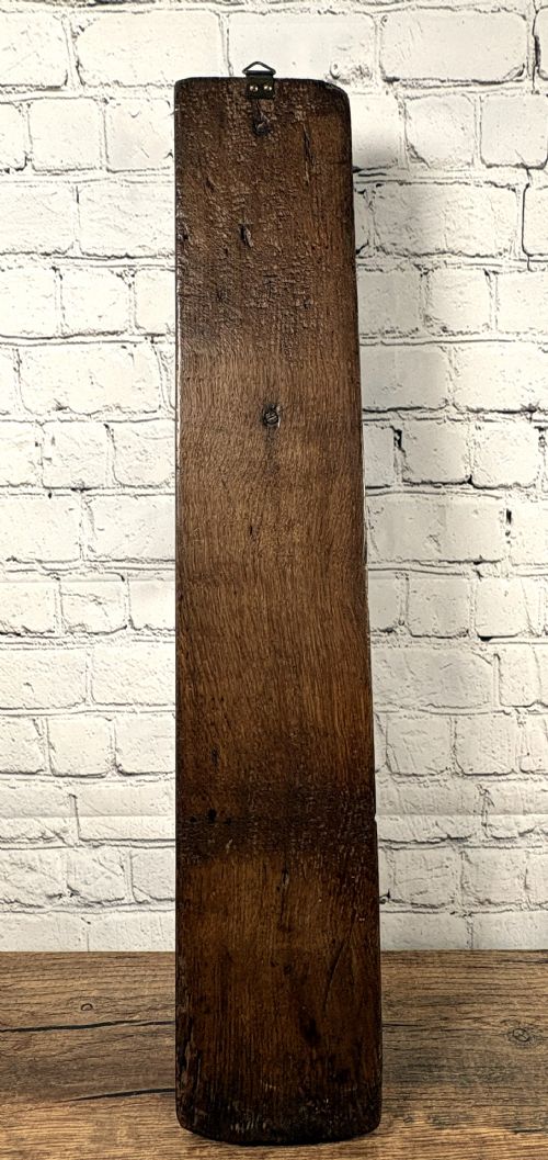 RARE 19TH CENTURY NORWEGIAN CARVED MANGLE BOARD WITH HORSE HEAD HANDLE - ADDITIONAL PHOTO 5
