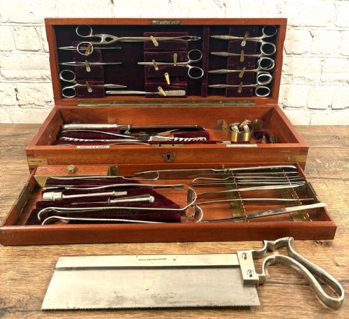 RARE ARNOLD SONS WW1 MILITARY CAMPAIGN SURGICAL KIT - ADDITIONAL PHOTO 1