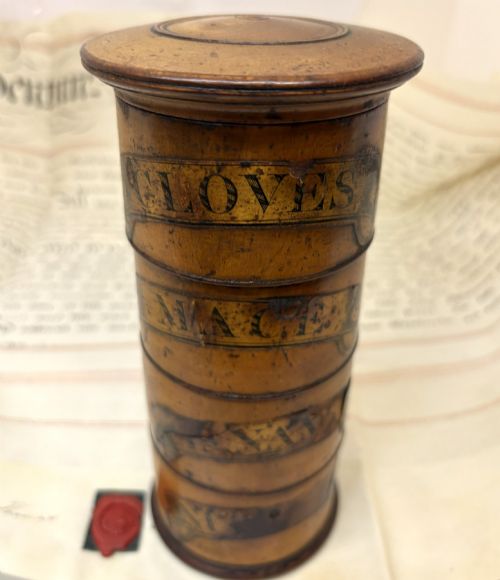 George III Treen Spice Tower
