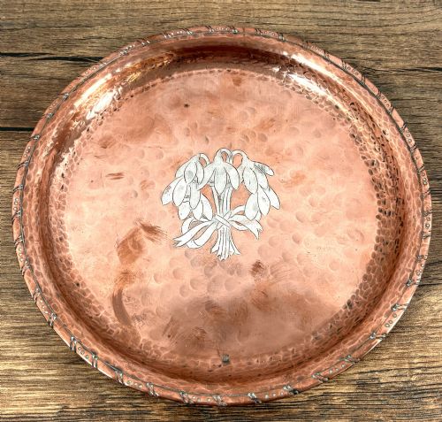 Hugh Wallis Arts & Crafts Copper Tray