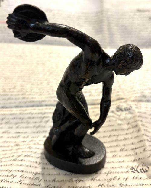 Grand Tour Bronze Figure After Discobolus