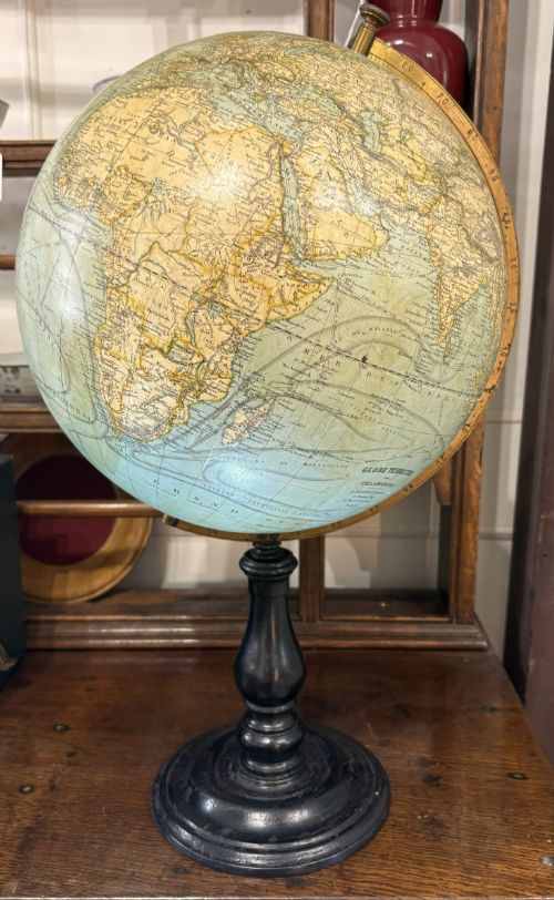 Antique French 13" Terrestrial Globe