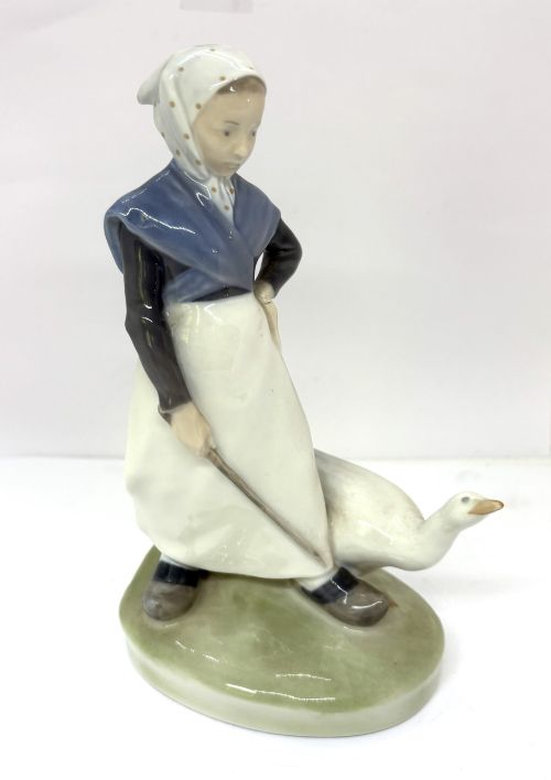 Royal Copenhagen "The Girl with the Goose" Figurine
