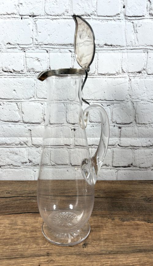 Silver Topped Victorian Claret Jug