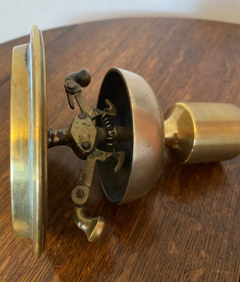 Unusual Victorian Brass Tavern Bell View III