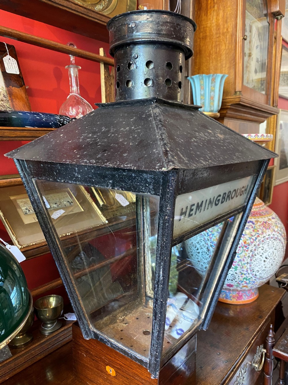 Original Railway Station Platform Lamp View III