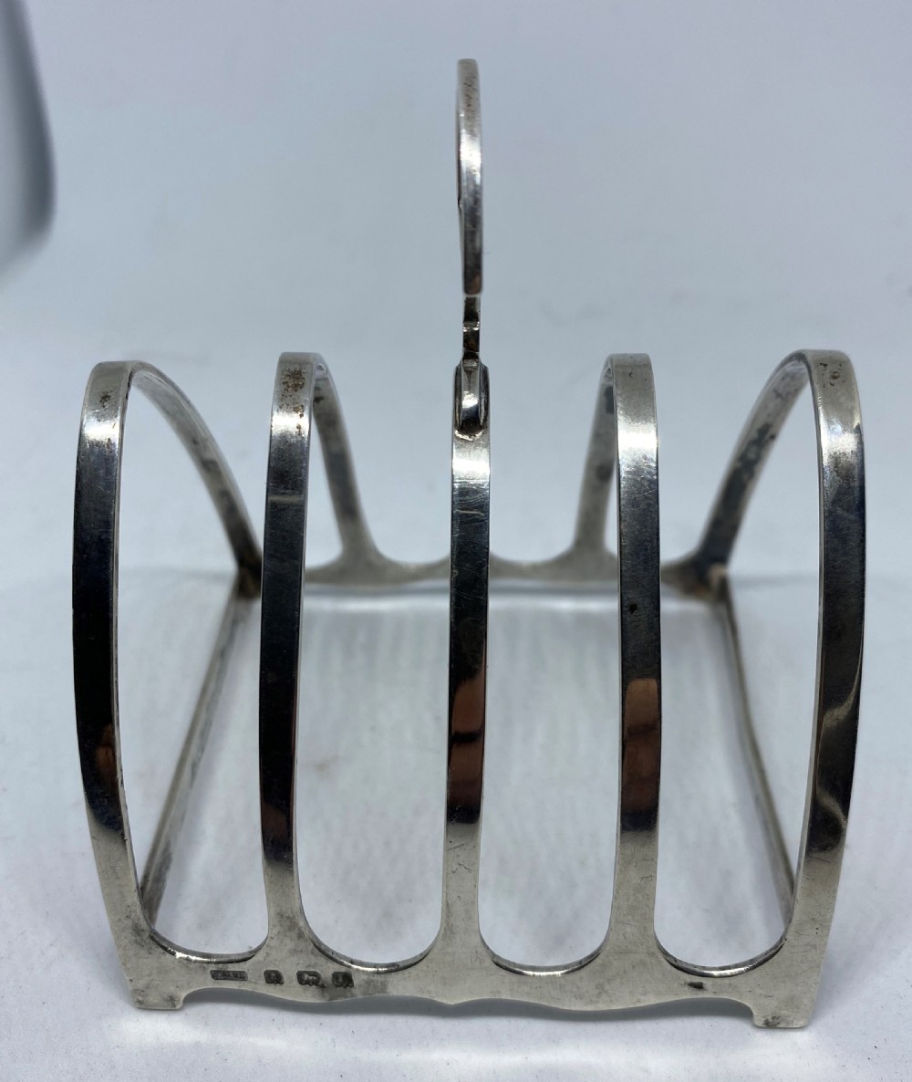Pair Of Solid Silver Toast Racks View VI