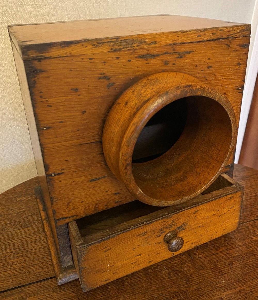 19th Century Oak Ballot Box