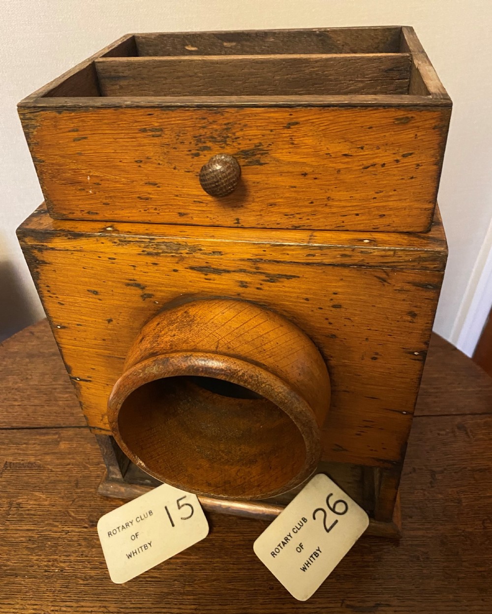 19th Century Oak Ballot Box View VI