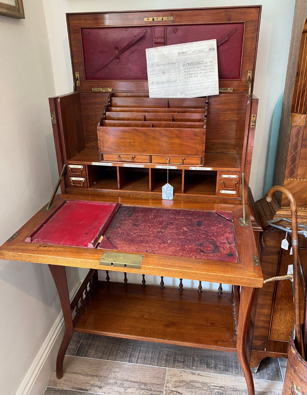 Fine Quality Military Campaign Desk