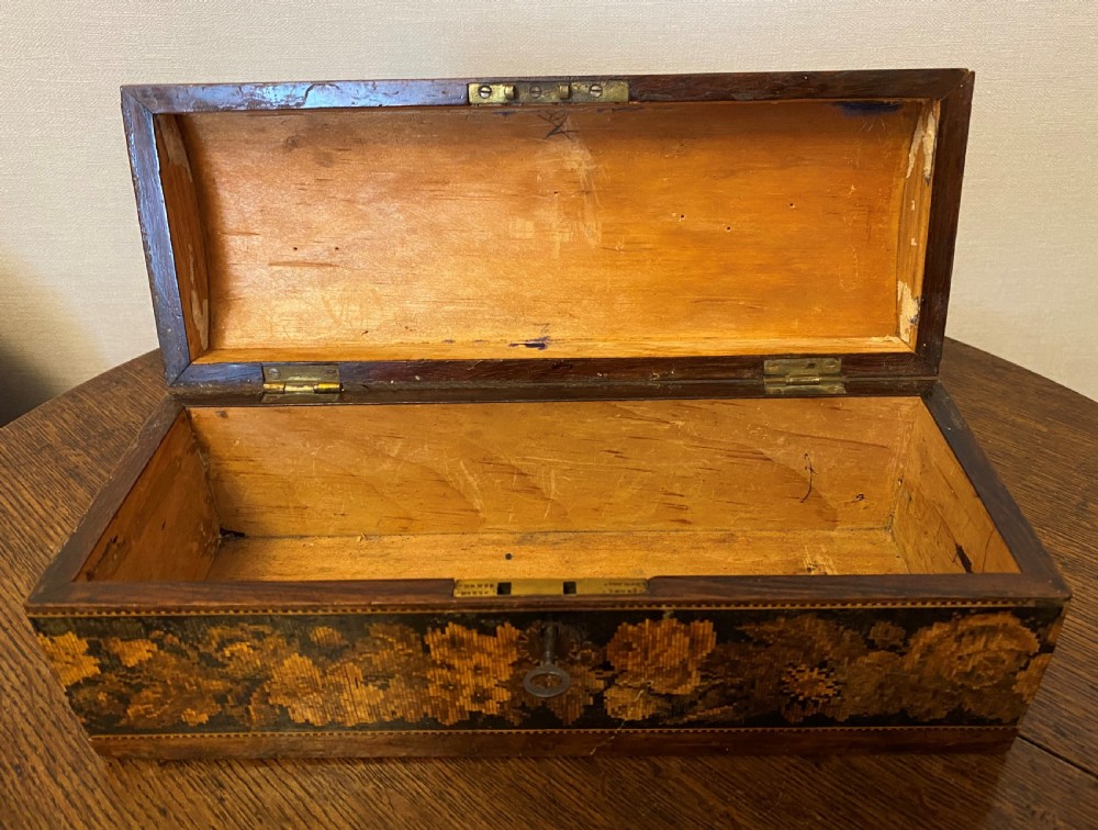 Tunbridge Ware Domed Glove Box View II