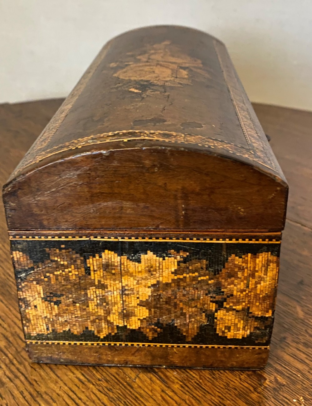 Tunbridge Ware Domed Glove Box View VI