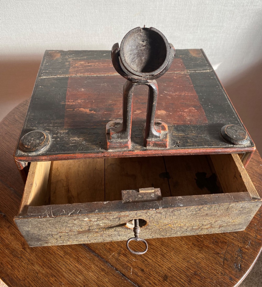 Folk Art Gambling Till View VI
