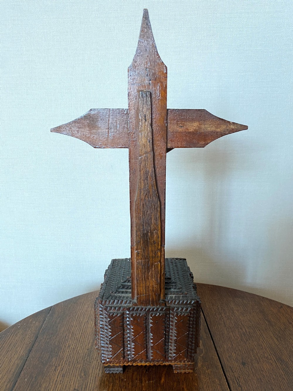 19th Century Trench Art Crucifix View IV