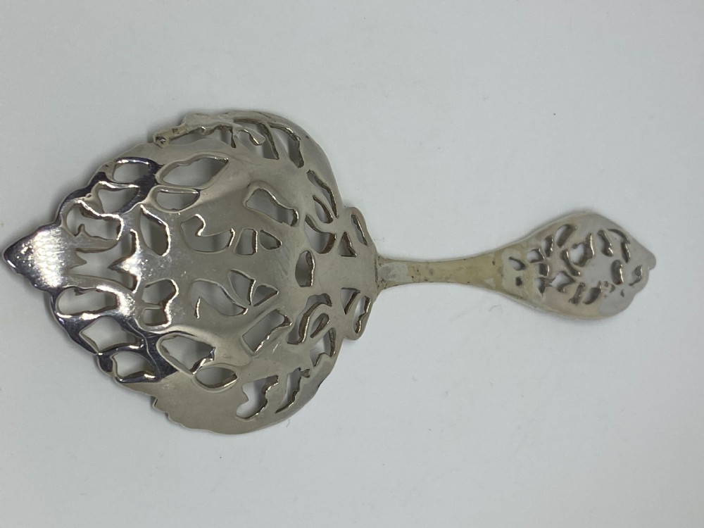 Silver Bon Bon Spoon William Comyns View II