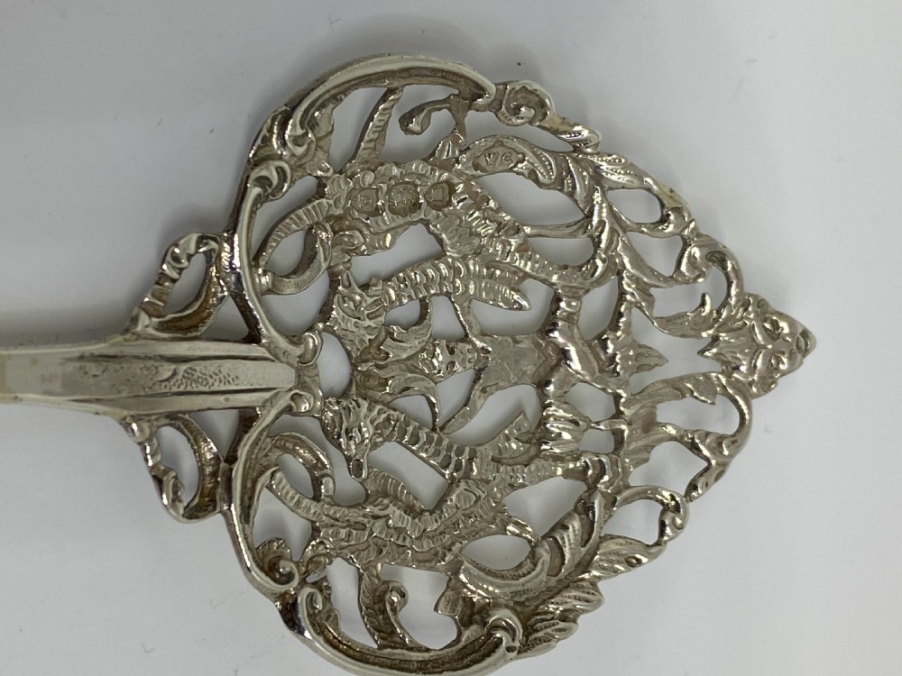 Silver Bon Bon Spoon William Comyns View III
