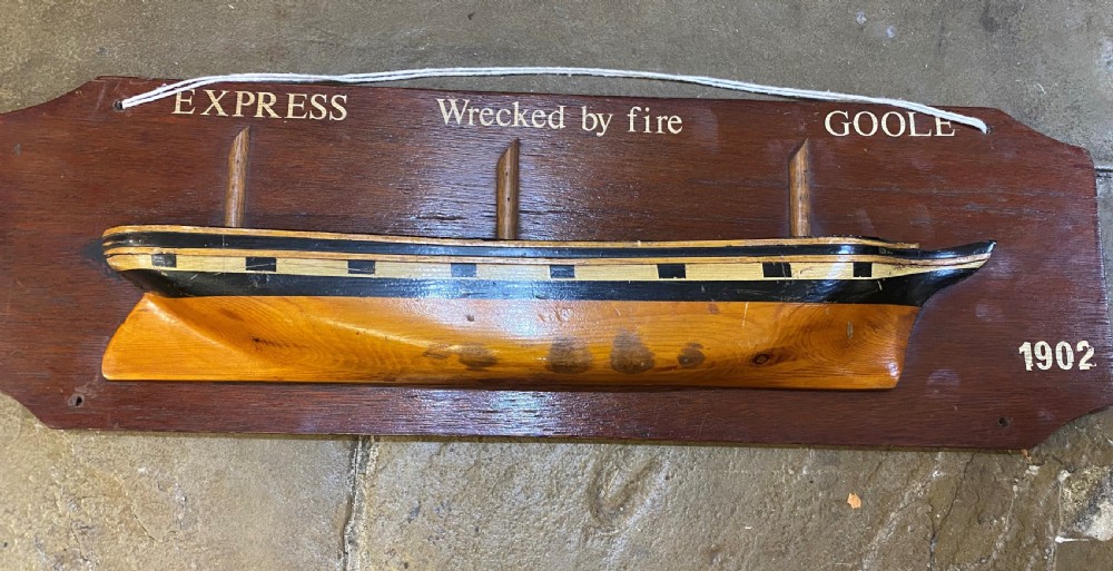 Antique Wooden Half Boat Hull
