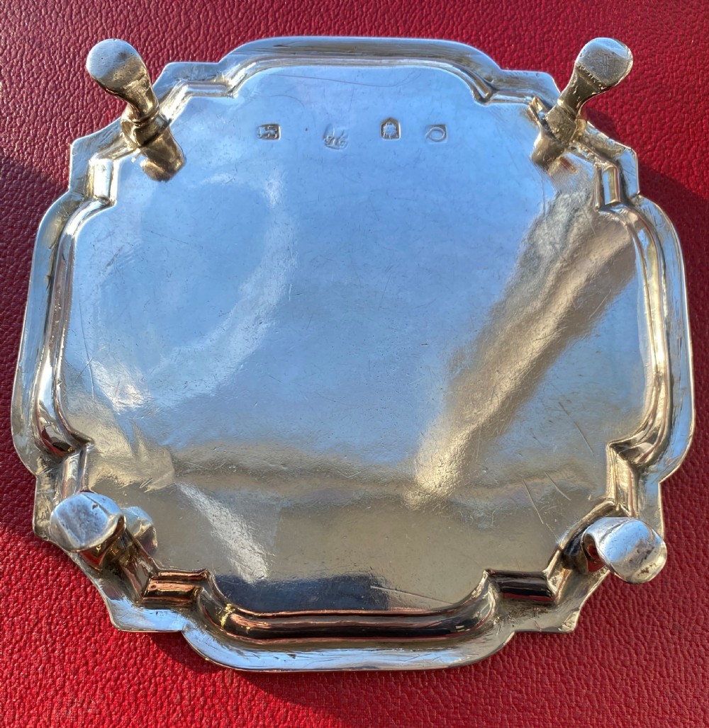 Fine George II Solid Silver Salver 1731 View IV