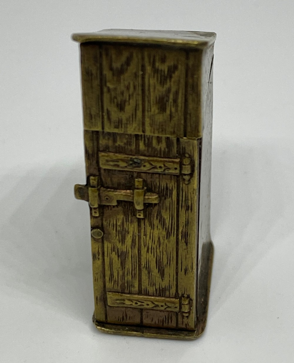 Victorian Novelty Brass Vesta Case View II