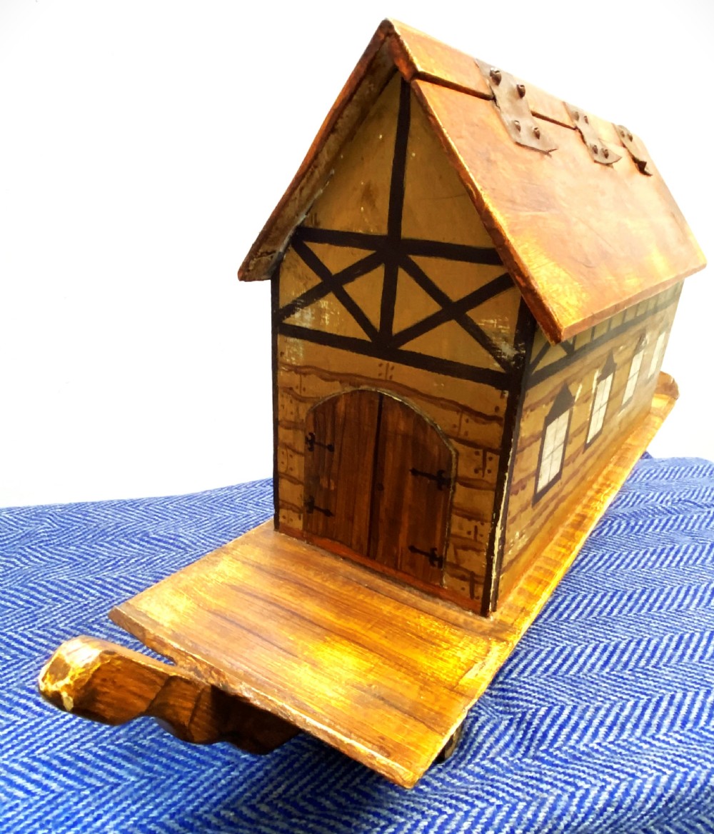 Large Early 20thC Folk Art Noah's Ark View IX