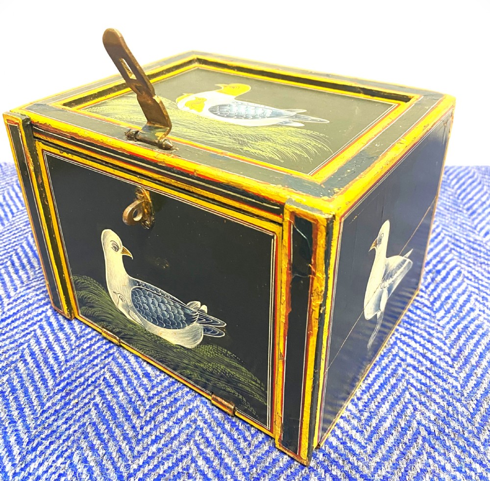 Early 20thC Indian Hand Painted Table Cabinet View II
