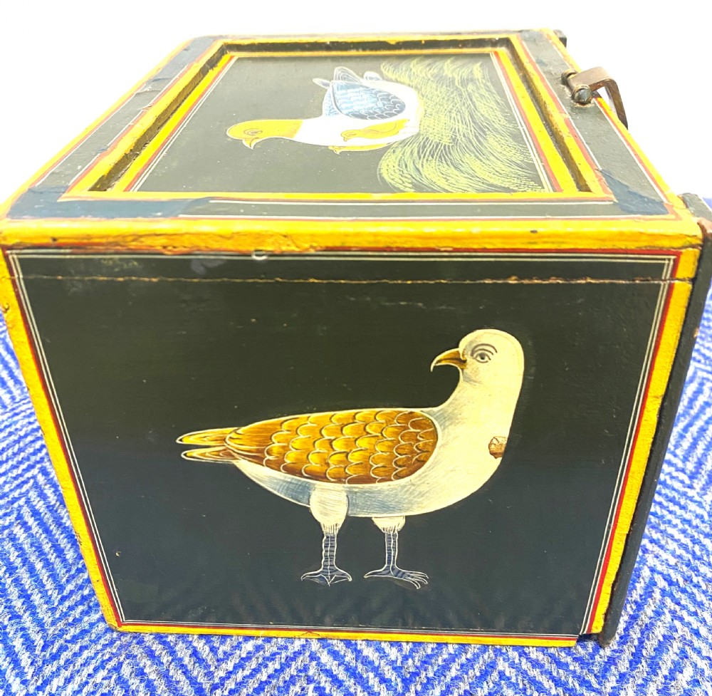 Early 20thC Indian Hand Painted Table Cabinet View V