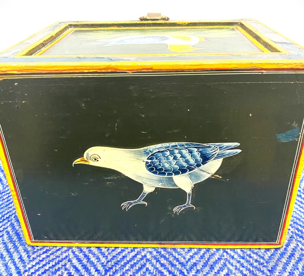 Early 20thC Indian Hand Painted Table Cabinet View VI