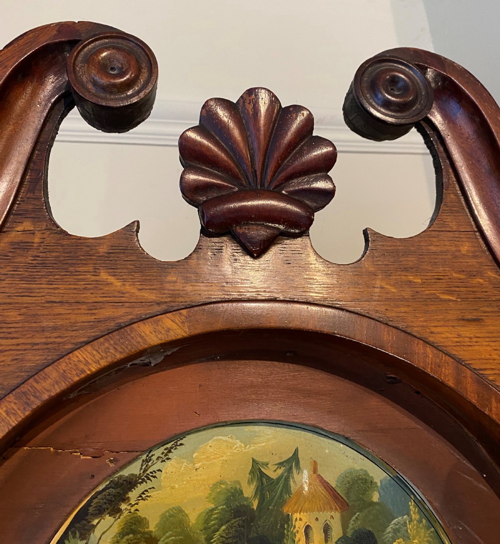 Provincial Victorian 30hr Longcase Clock Thomas Snow Knaresborough View VIII