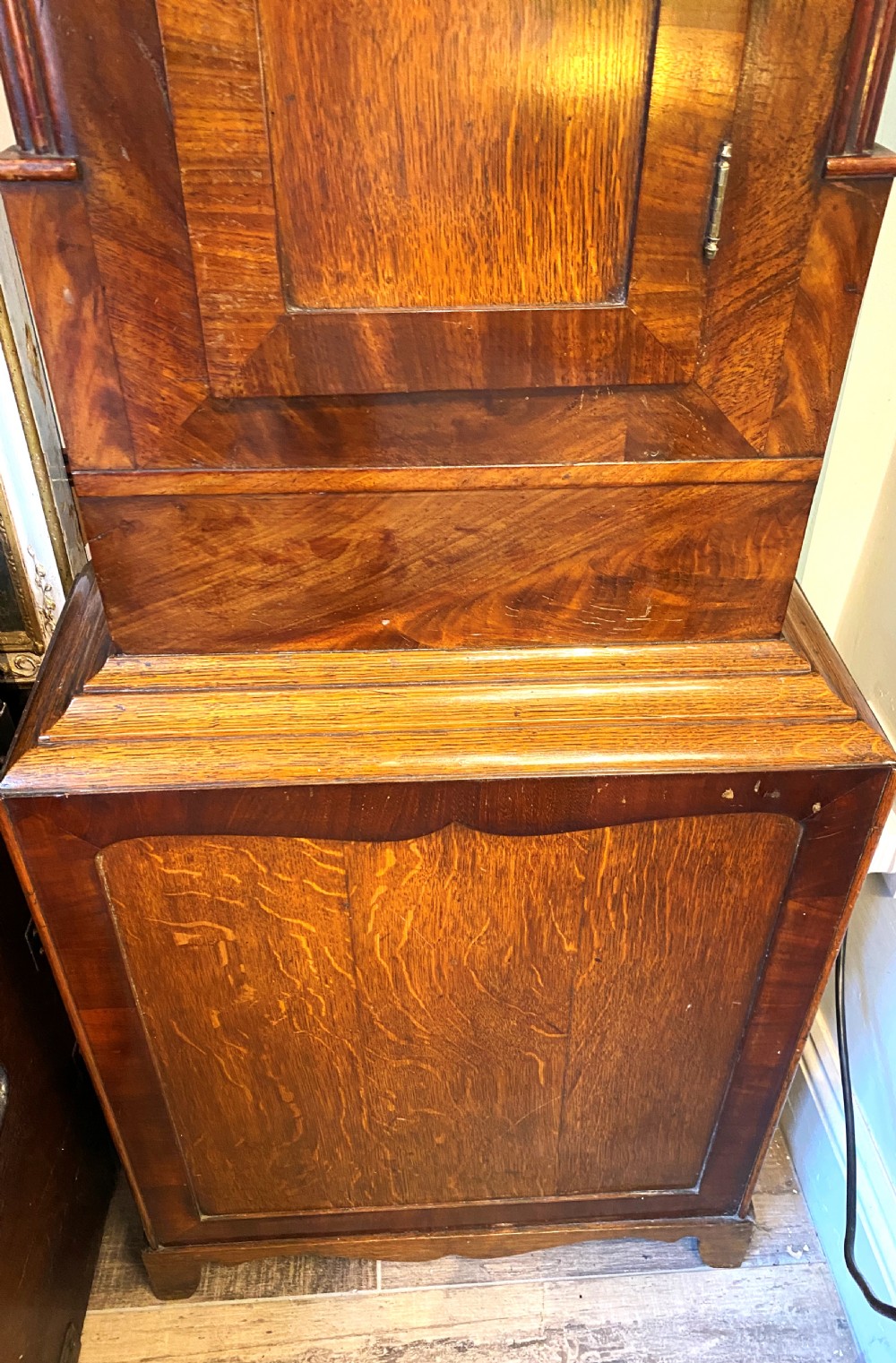 Provincial Victorian 30hr Longcase Clock Thomas Snow Knaresborough View XII