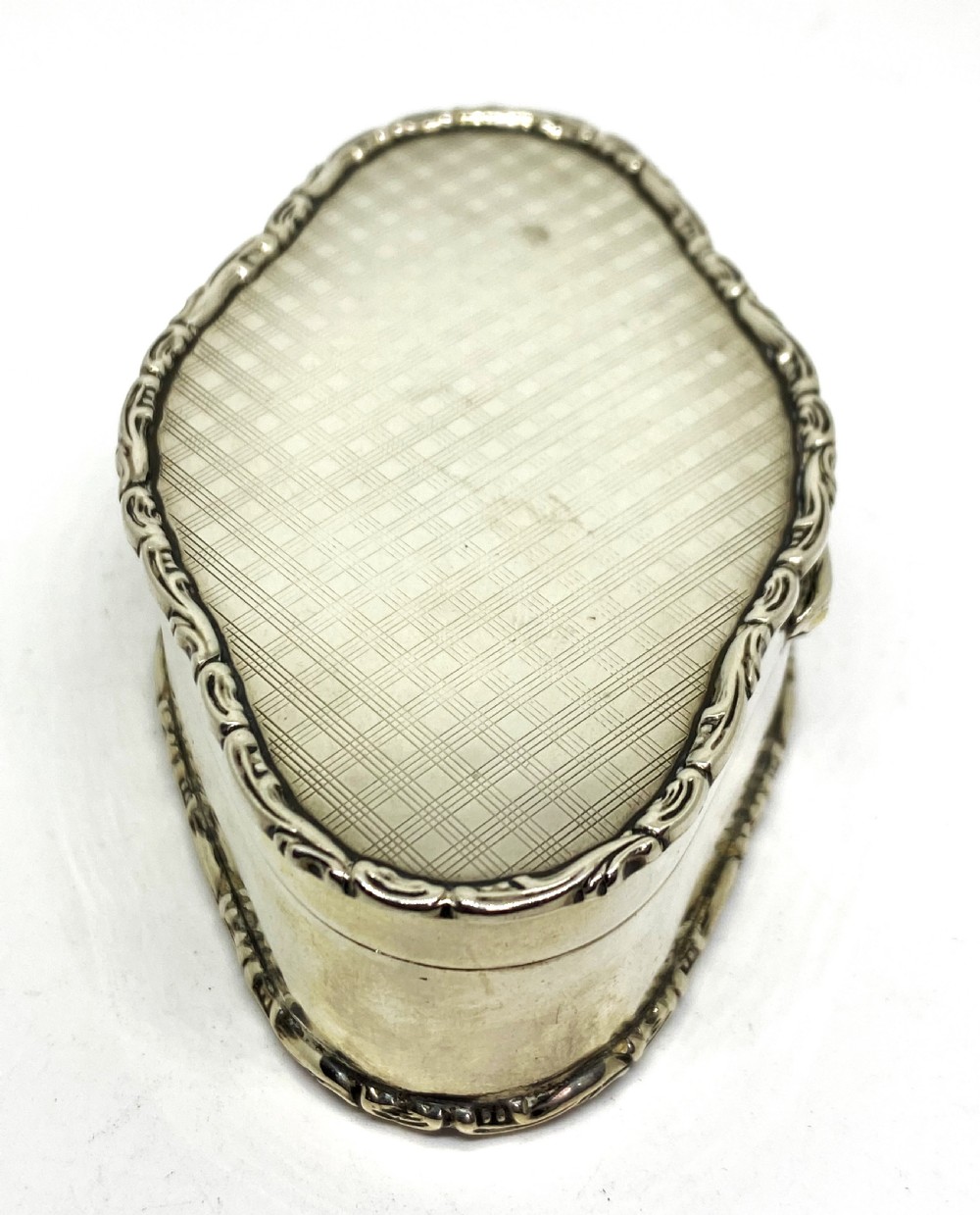 Solid Silver Table Snuff Box View IV