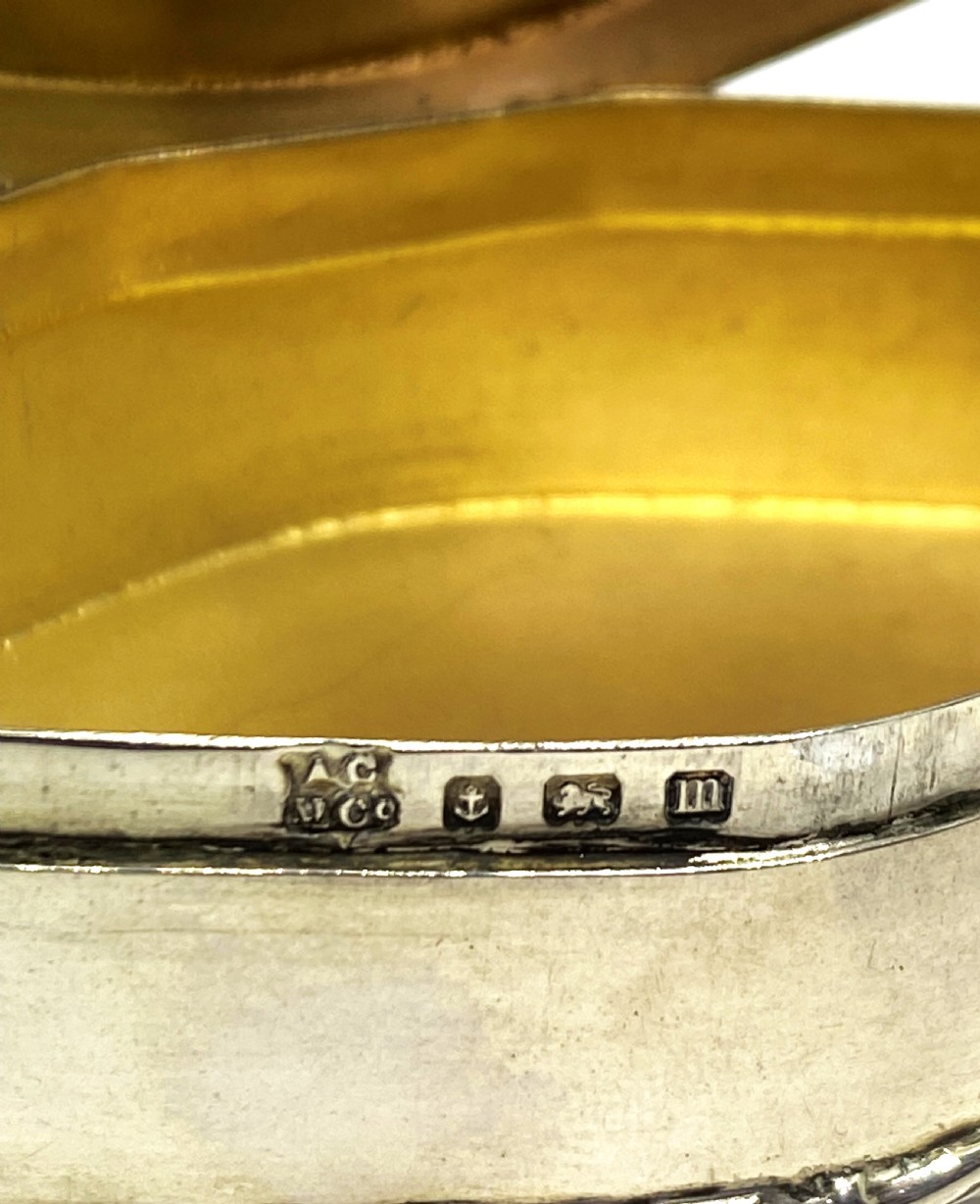 Solid Silver Table Snuff Box View V