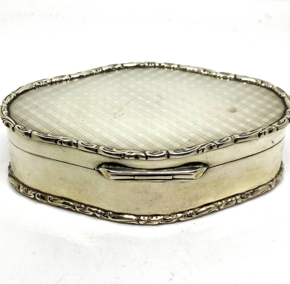 Solid Silver Table Snuff Box View VII