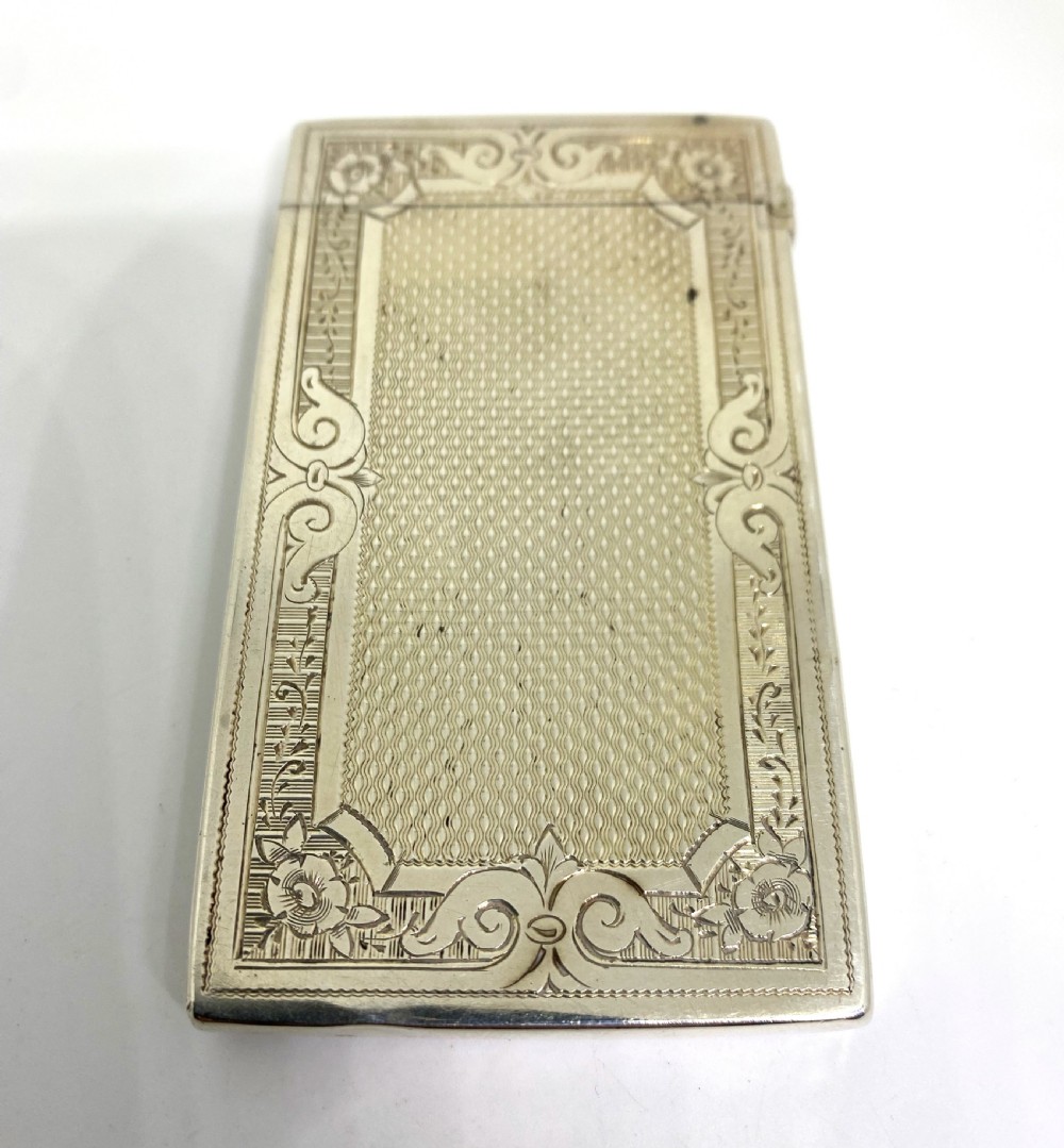 19th Century Silver Card Case View II