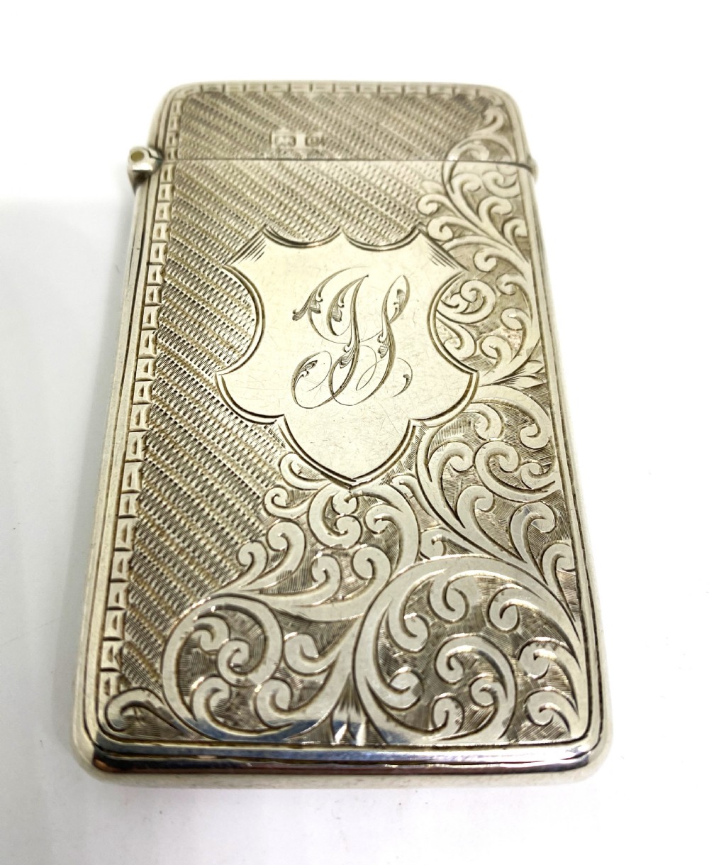 Edwardian Silver Card Case View II