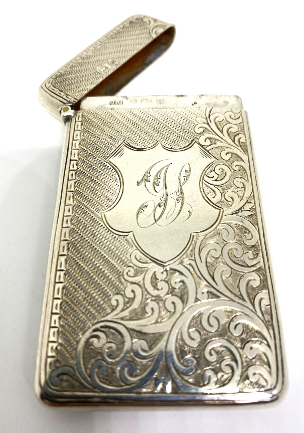 Edwardian Silver Card Case View IV