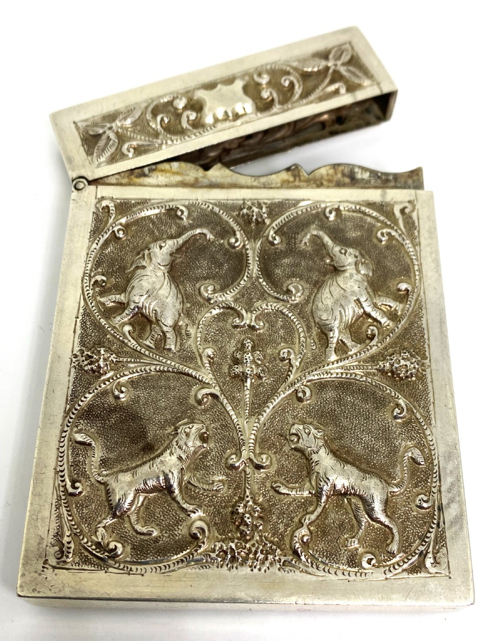 Fine Quality Anglo Indian Silver Card Case View IV