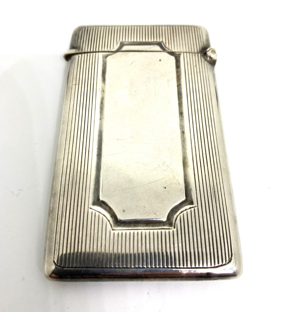 Edwardian Silver Card Case
