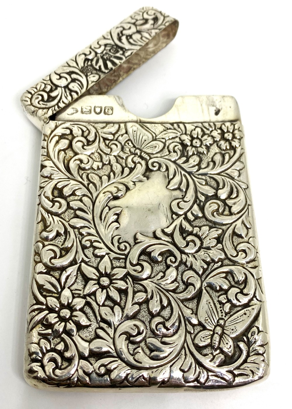 Superb Goldsmiths & Silversmiths Silver Card Case