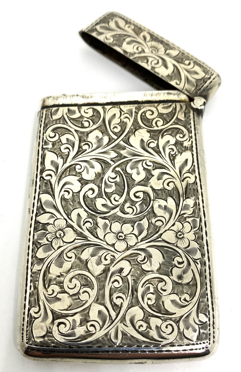 Beautiful Chester Silver Card Case View IV