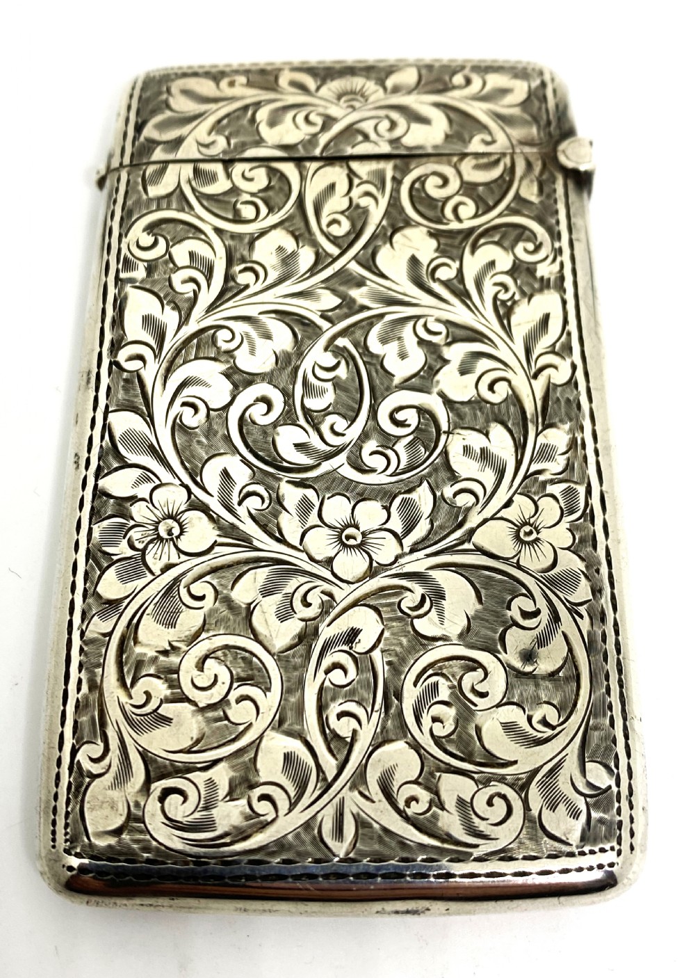 Beautiful Chester Silver Card Case