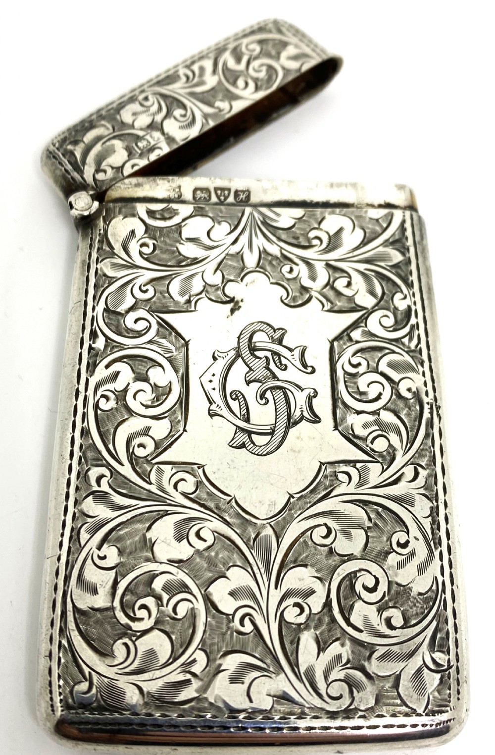 Beautiful Chester Silver Card Case View III