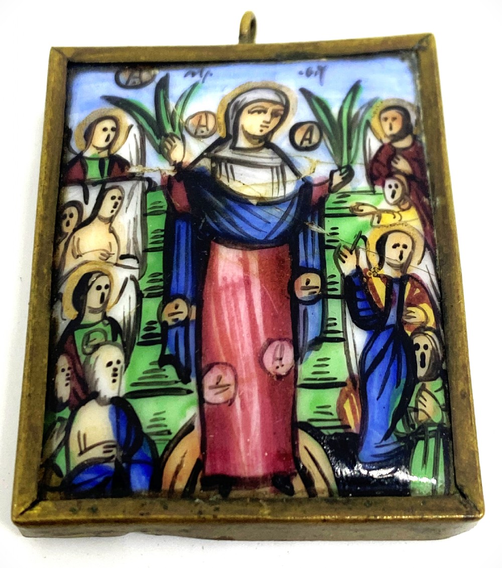 Rare Russian Late 18thC Religious Icon