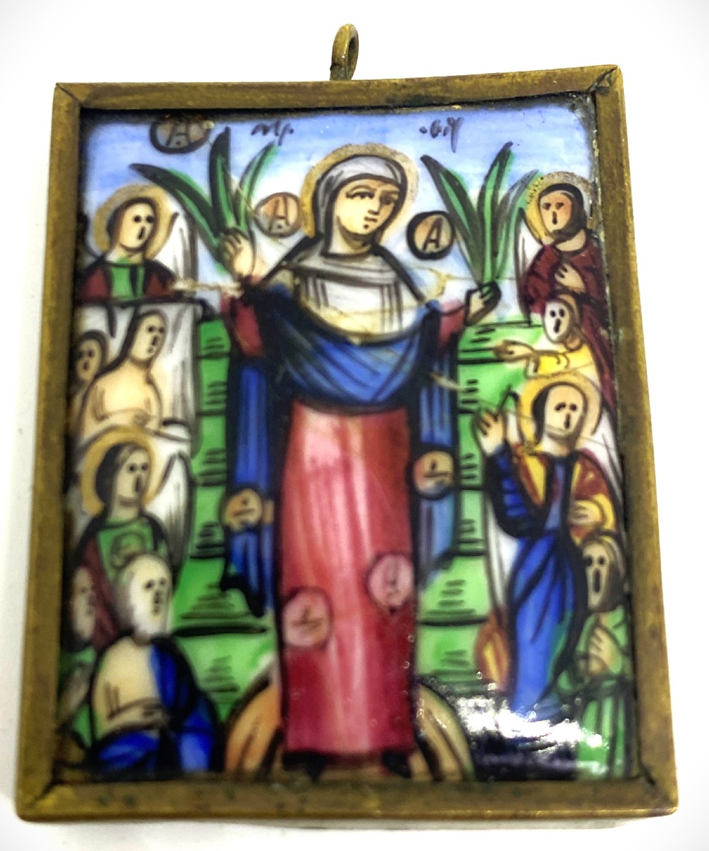 Rare Russian Late 18thC Religious Icon View III
