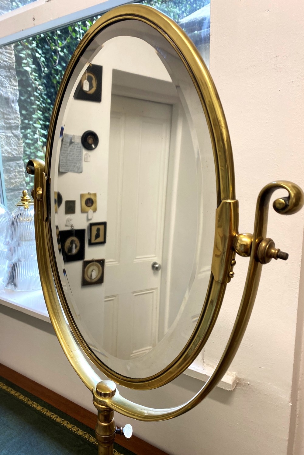 Rare French Department Store Mirror By V.N Siegel View IV