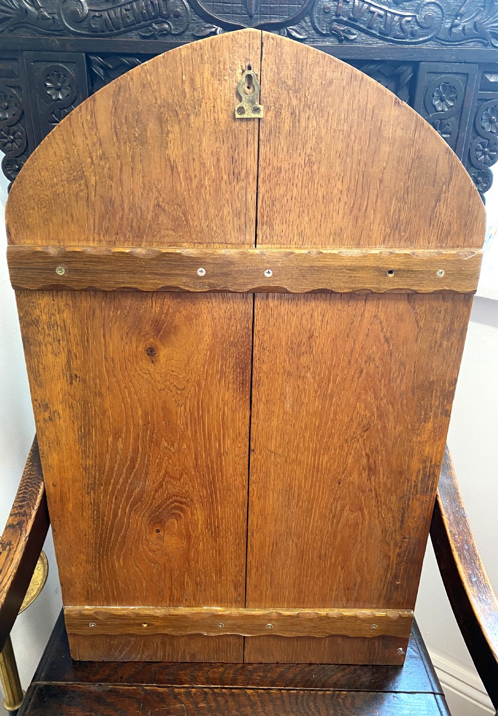 Large Double Church Hymn Board In Oak With Boxed Numbers View VI
