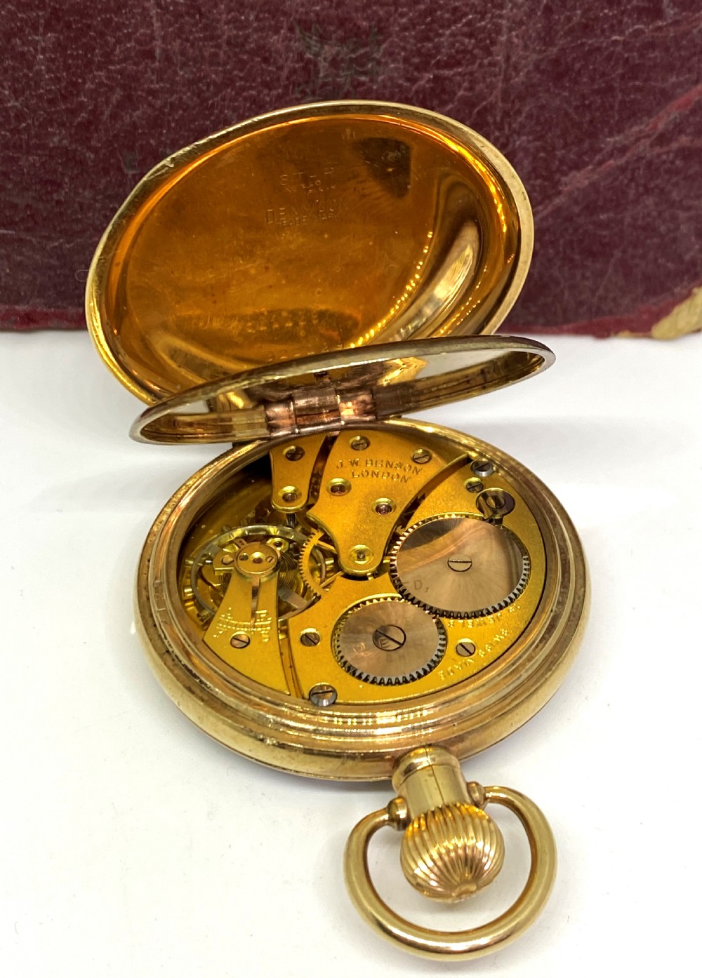 J W Benson Open Face Pocket Watch View II